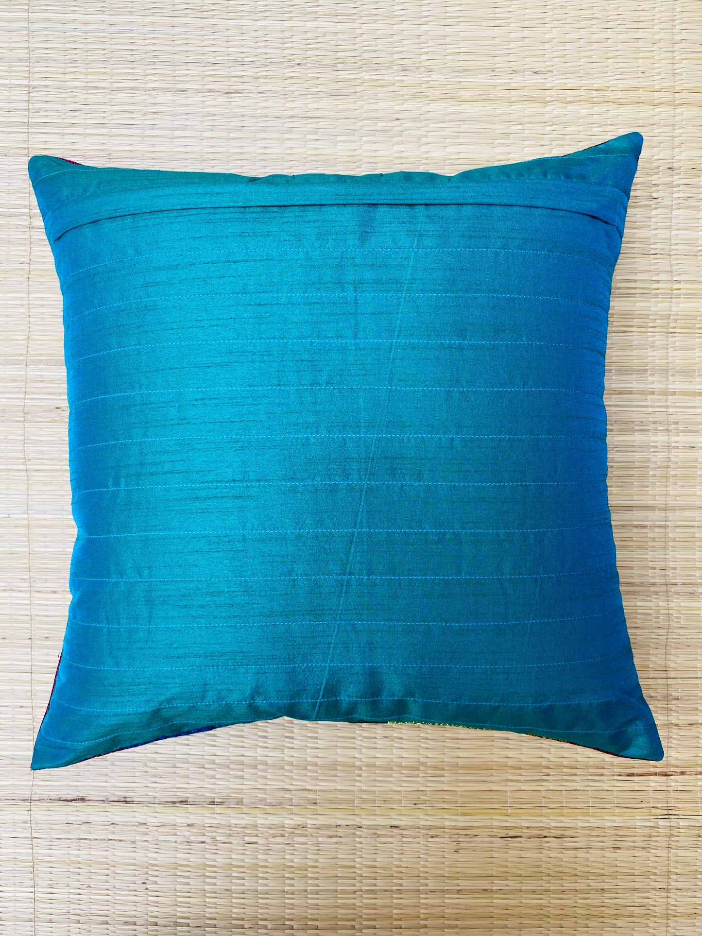Indhradhanush (Rainbow) Colors -Silk Cushion Cover-16*16  (Set of 2) (Copy)