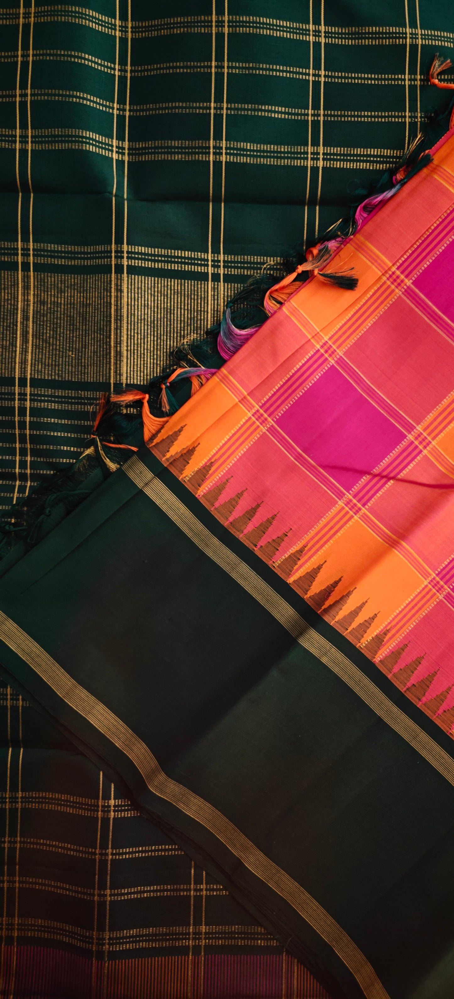 Paalum pazham Kattam  -Kanjivaram Silk Saree