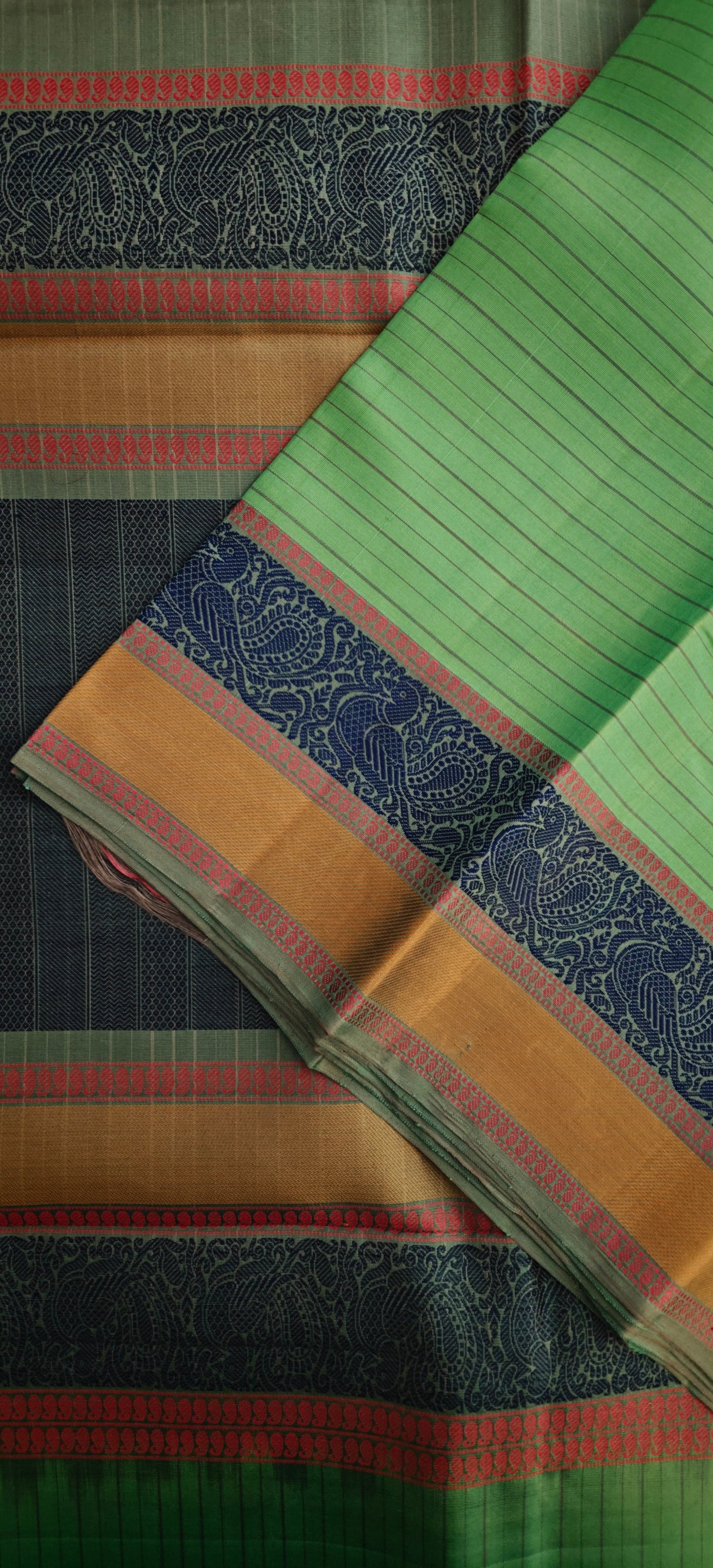 Turquoise Blue -Kanjivaram Silk Saree