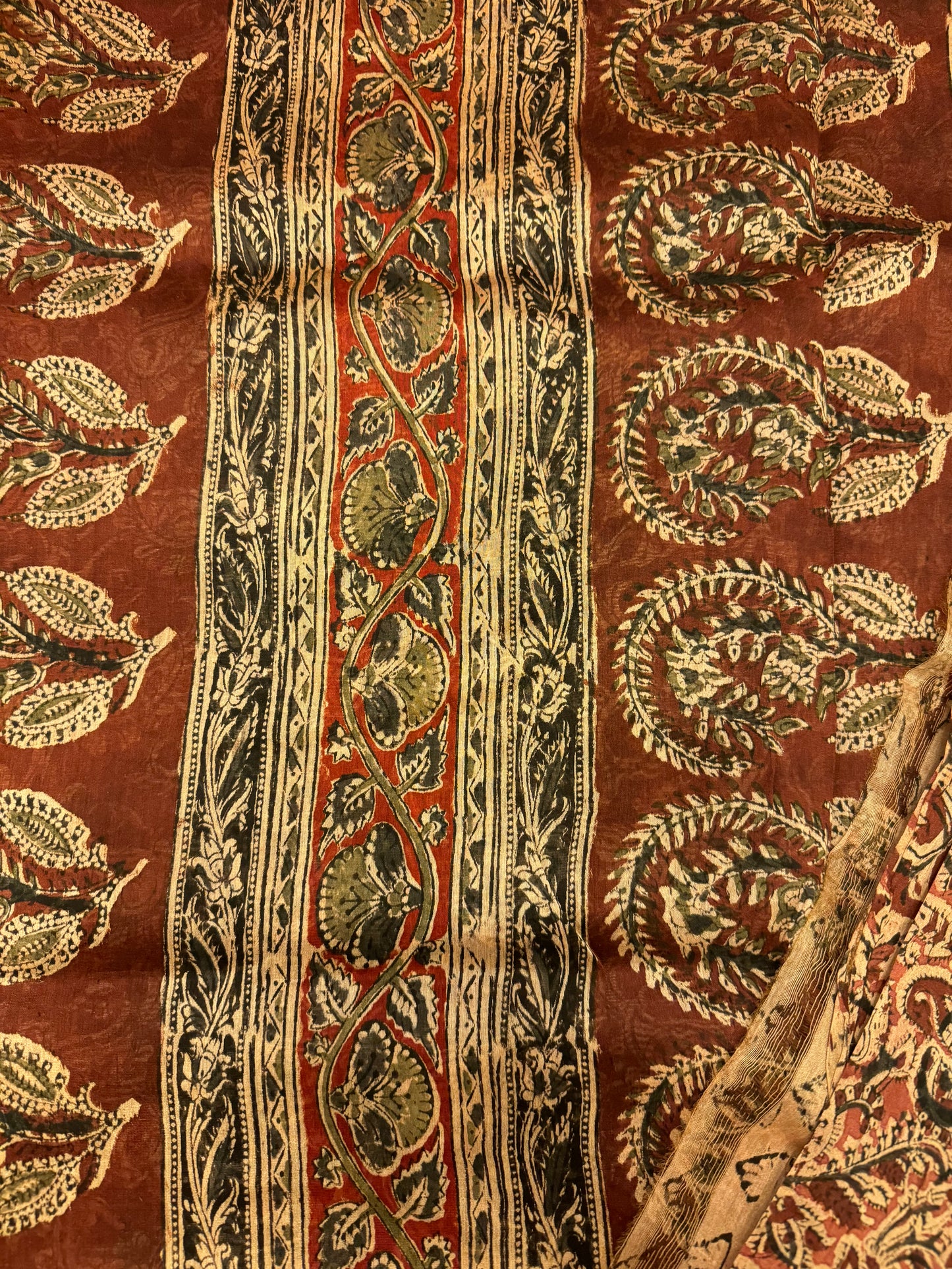 Pink Chanderi -Kalamkari Saree