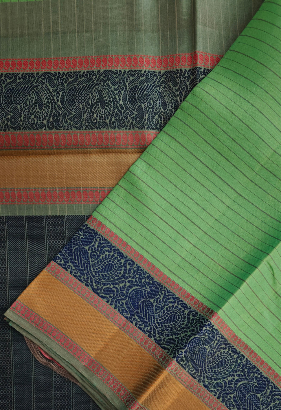 Turquoise Blue -Kanjivaram Silk Saree