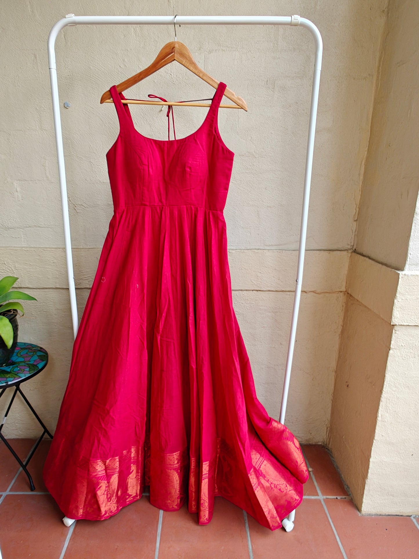 Pink and Gold Gown  -Sleeveless