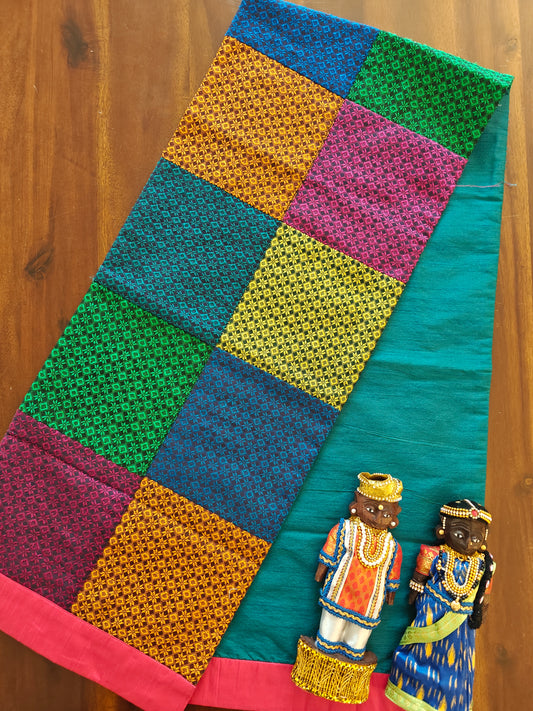 Navaratna Reversible Silk Table Runner