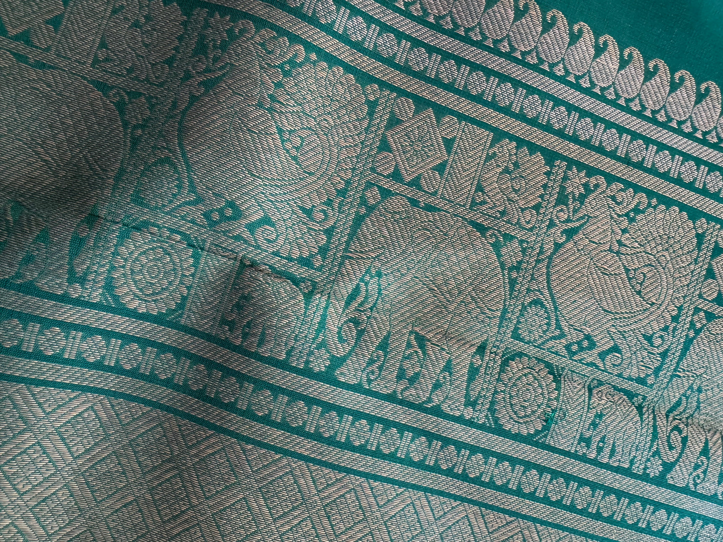 Chilly Red and Green -Kanjivaram Silk Saree