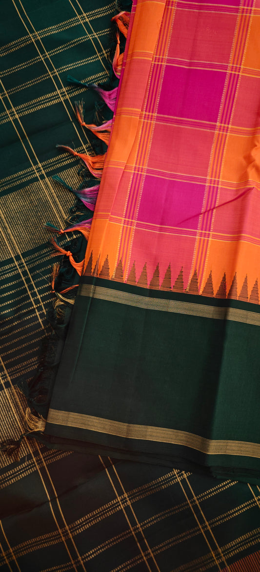 Paalum pazham Kattam  -Kanjivaram Silk Saree