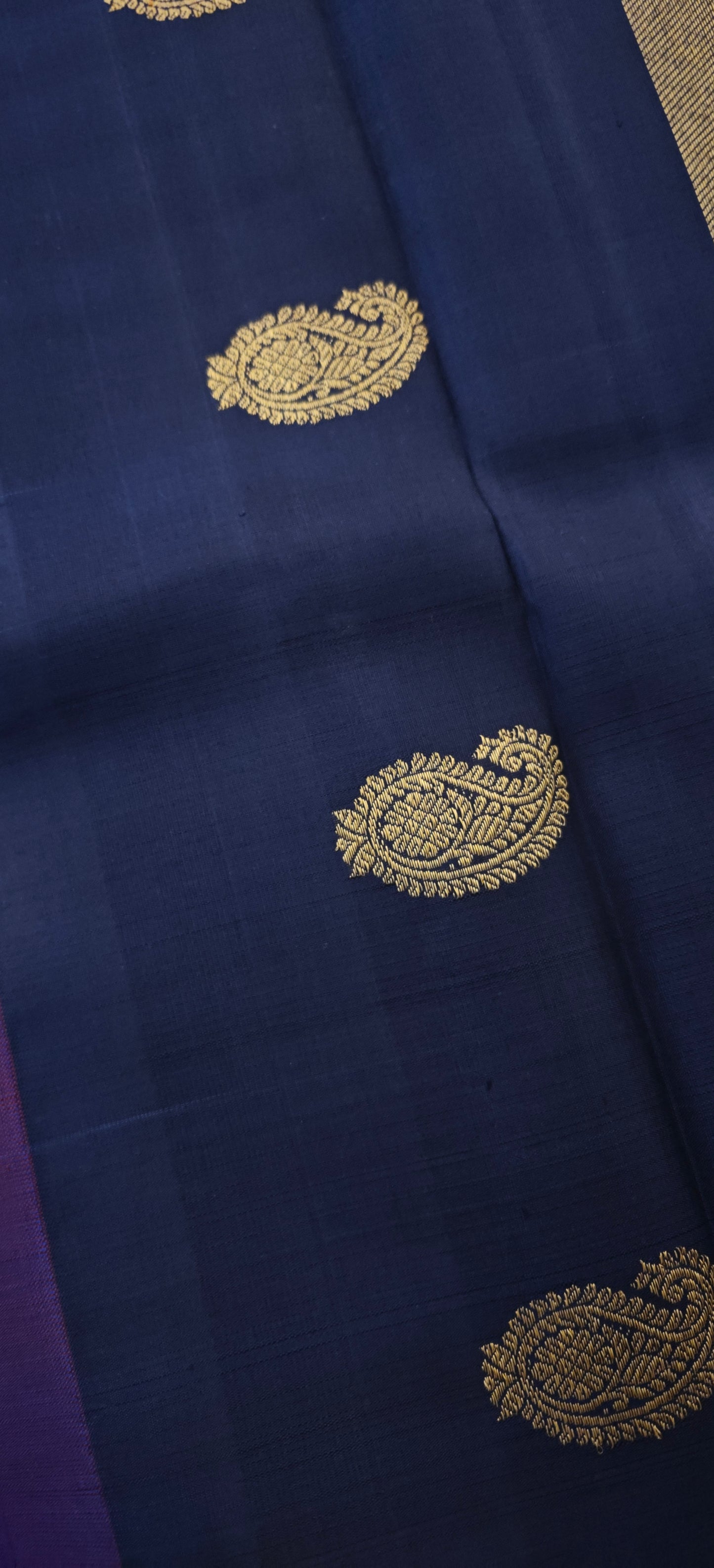 Pastel Green Double Pallu Kanjivaram silk saree