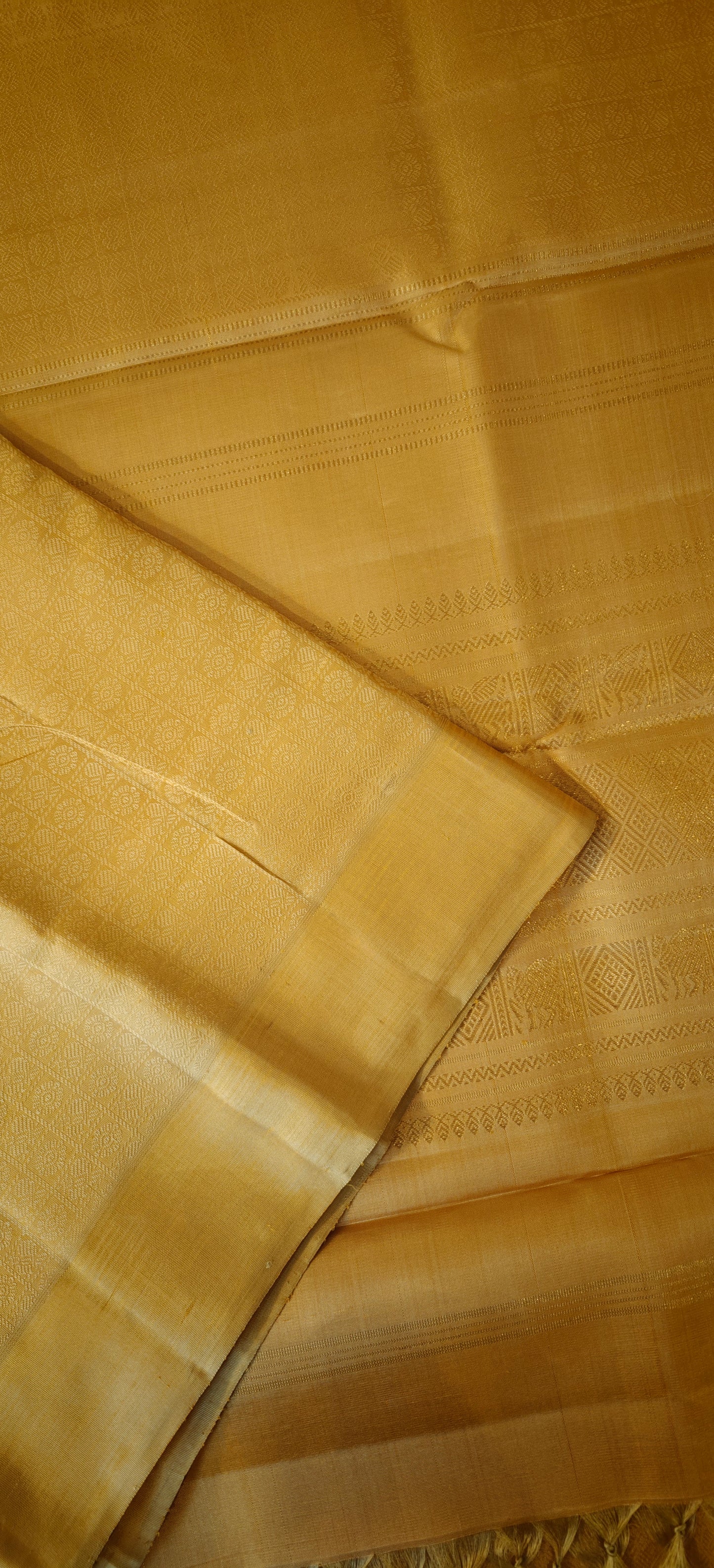 Golden  threadwork kanjivaram silk saree
