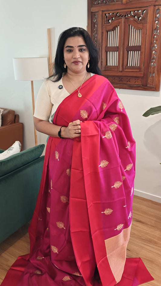 Rani Pink Chanderi Silk