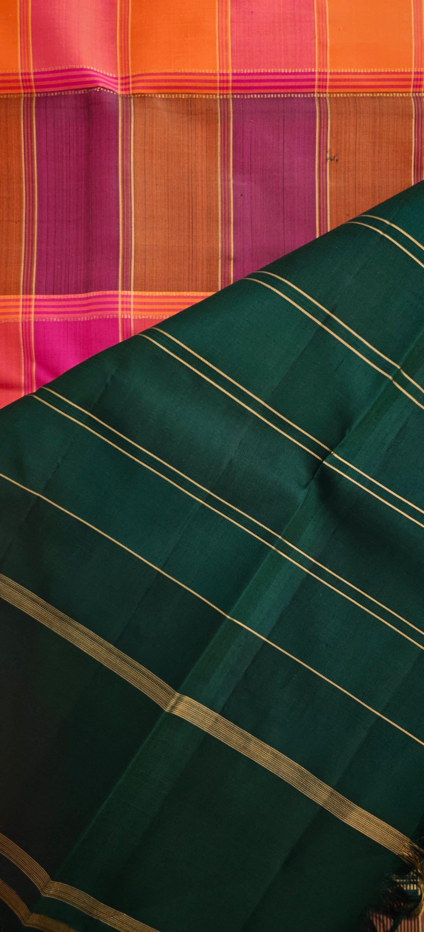 Paalum pazham Kattam  -Kanjivaram Silk Saree