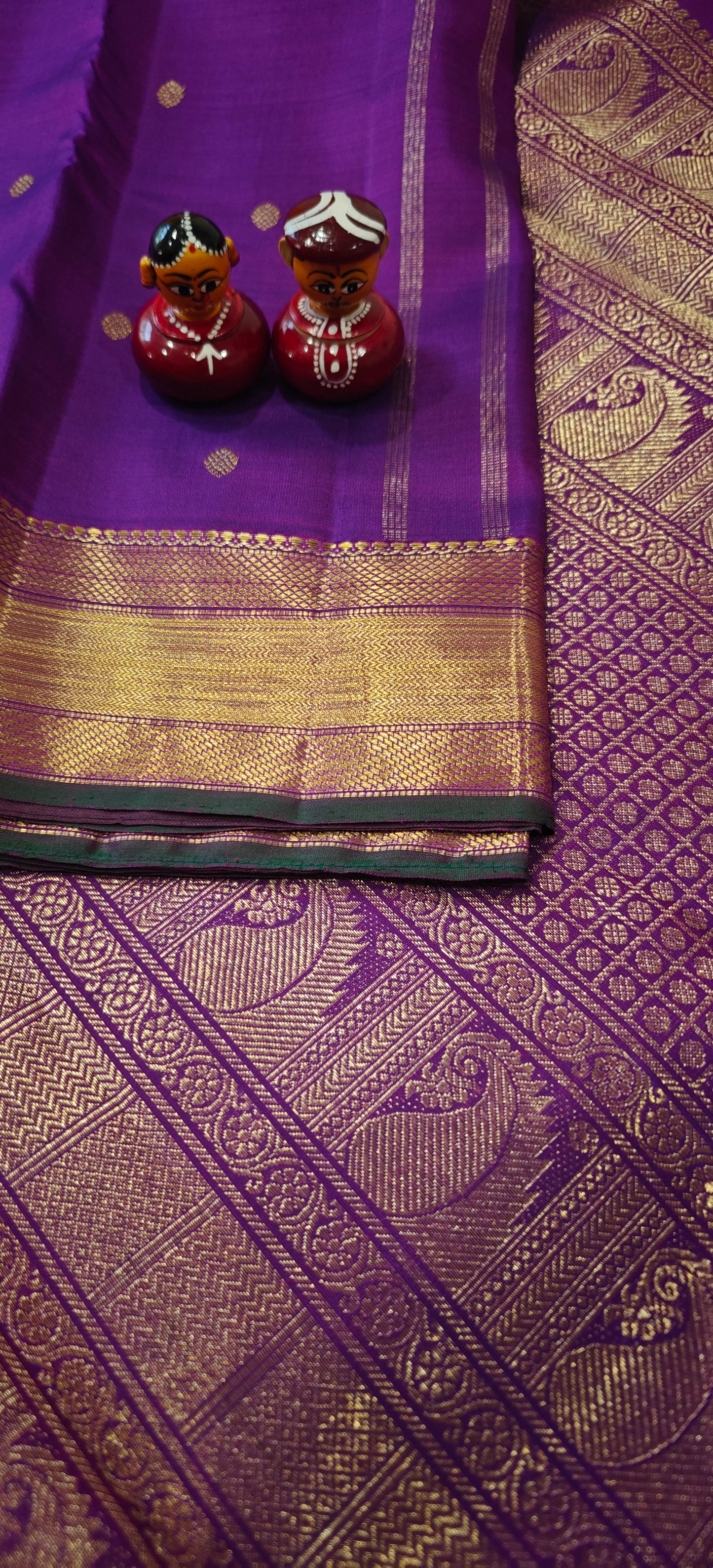Vadamalli monotone kanjivaram silk sari
