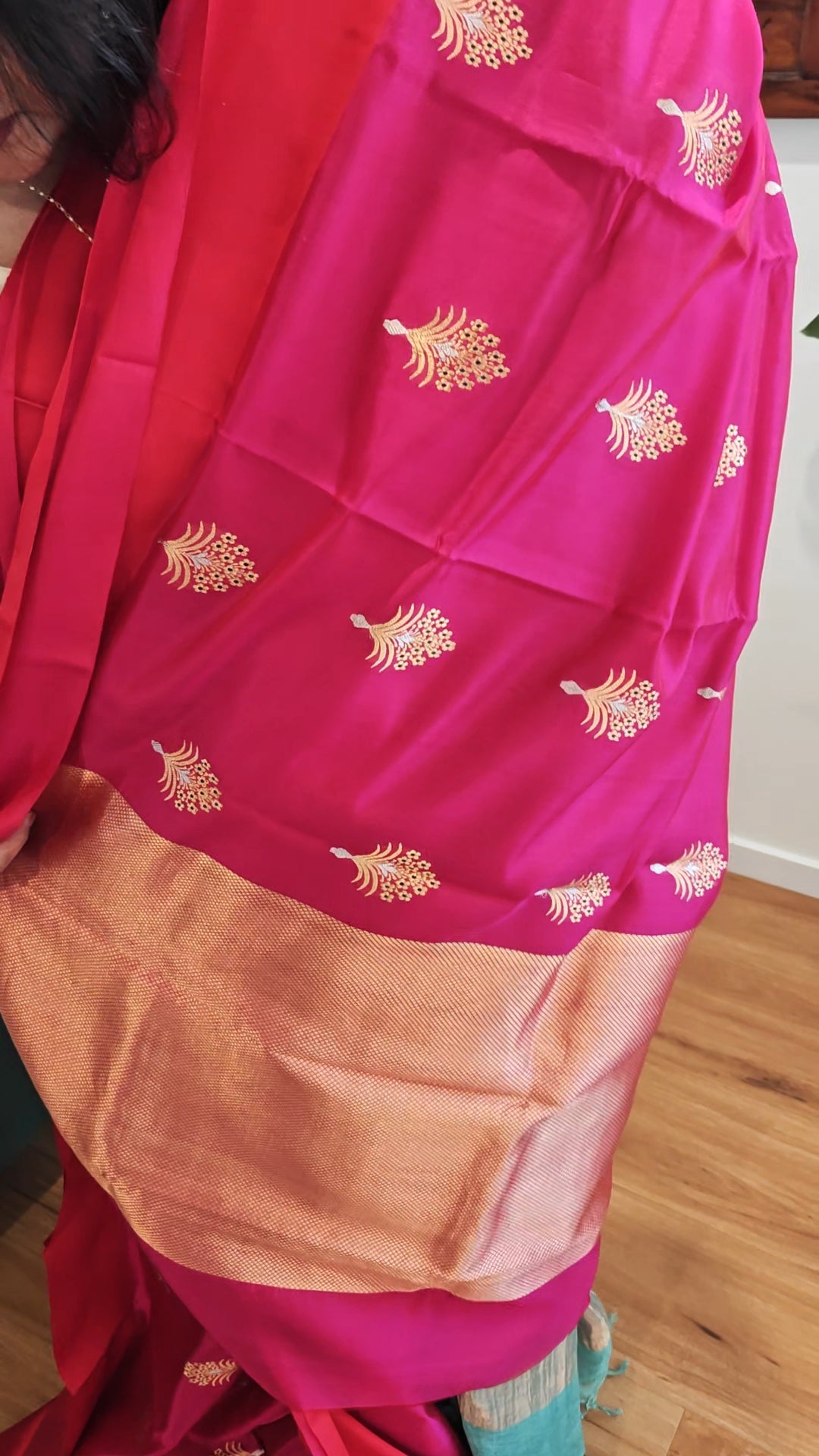 Rani Pink Chanderi Silk