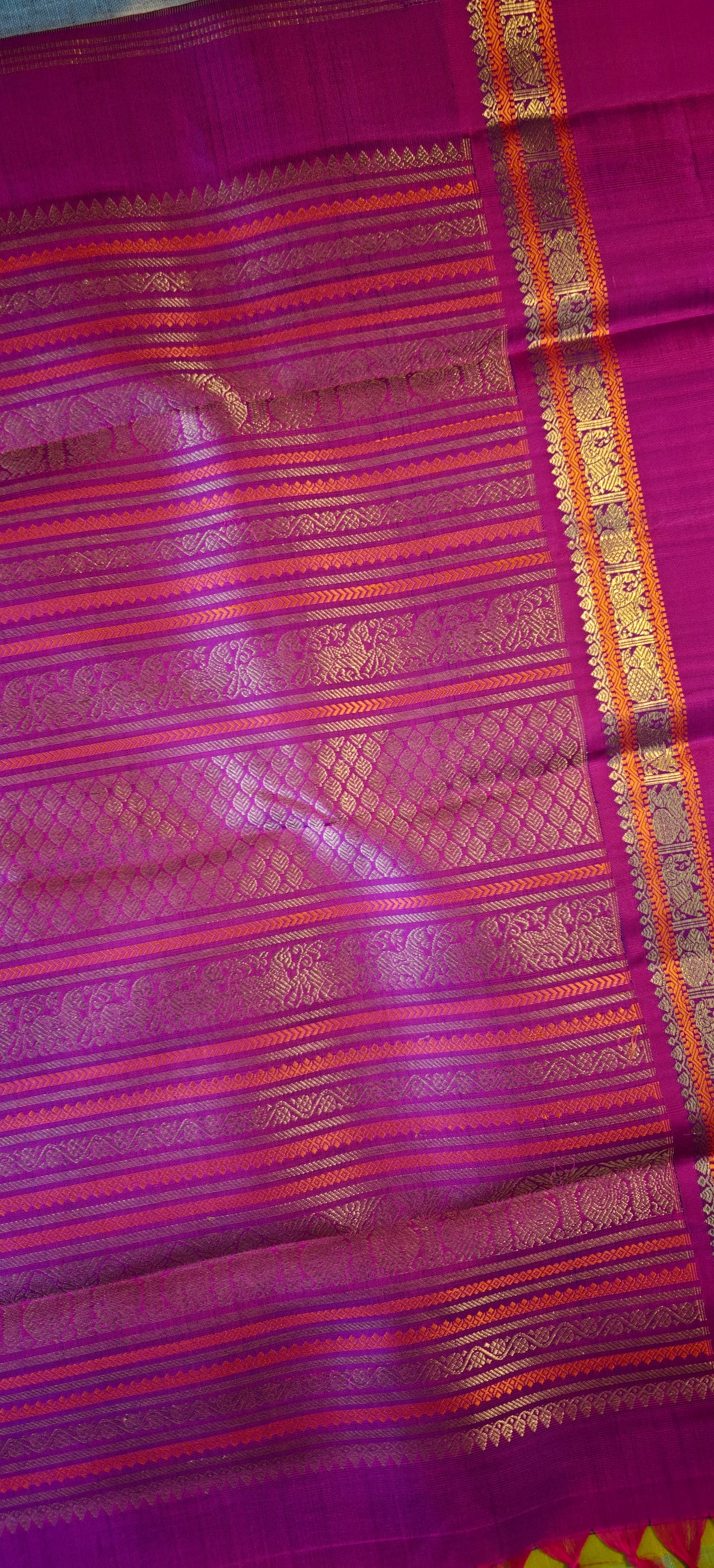 Sampangi green with purple
