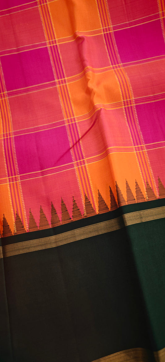 Paalum pazham Kattam  -Kanjivaram Silk Saree